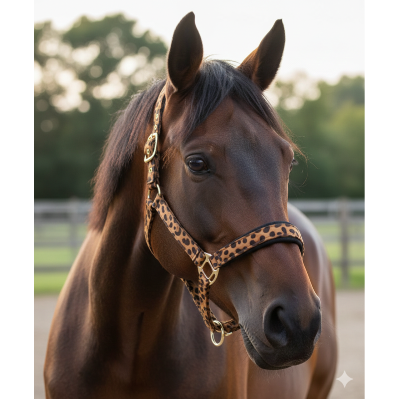 ENSEMBLE LEOPARD BRUN