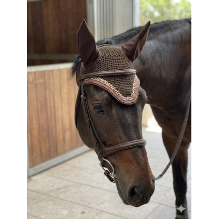 BONNET LEOPARD+PAILLETTES