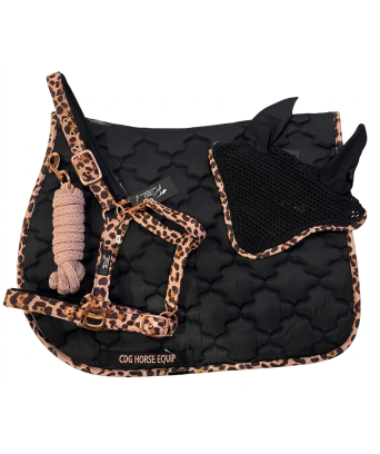 ENSEMBLE LEOPARD VIEUX ROSE