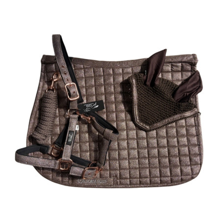 ENSEMBLE PAILLETTES TAUPE