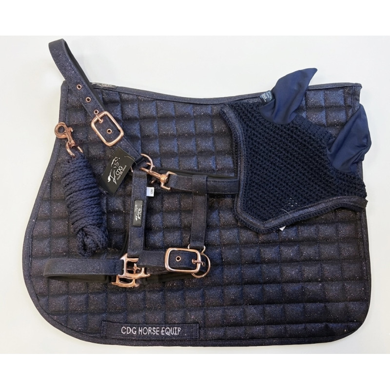 ENSEMBLE PAILLETTES BLEU MARINE
